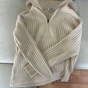 525, sweater, quarter zip, size XS